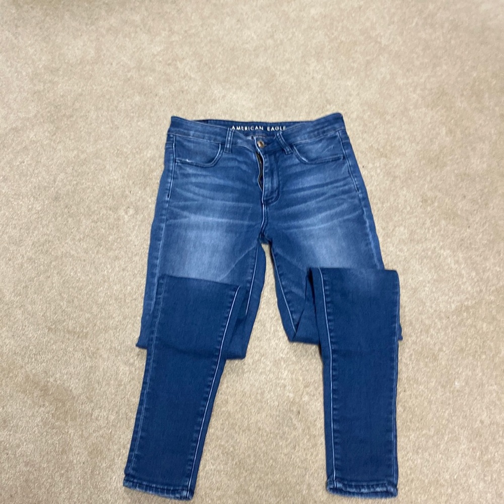 6 X-long Hi-Rise American Eagle Jeggings